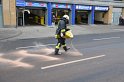 Stadtbus fing Feuer Koeln Muelheim Frankfurterstr Wiener Platz P345